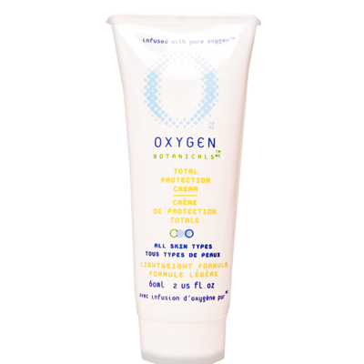 Oxygen Botanicals Total Protection  Cream Lightweight Formula 2 oz